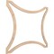 Ekena Millwork 47 14W x 47 14H x 38T Large Lilley Decorative Fretwork Wood Ceiling Panels, Red Oak CELW47X47X0375LEYRO - alternate 6